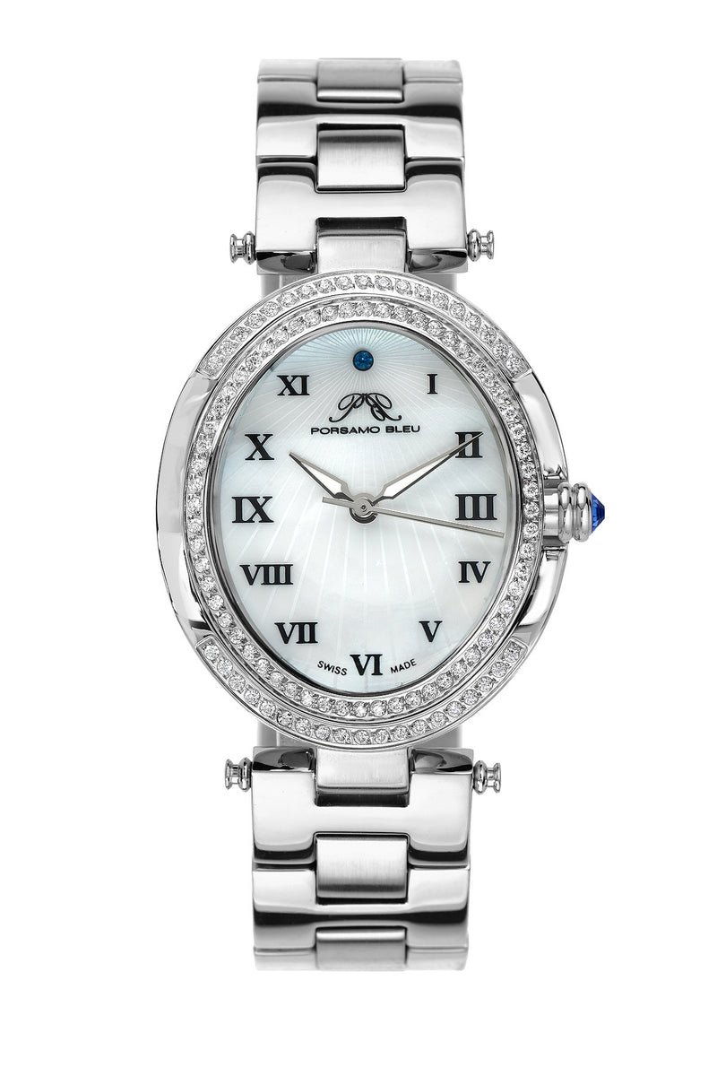 COPY - Porsamo Bleu South Sea Swarovski Crystal Watch Porsamo Bleu South Sea Crystal Luxury Women main image 4
