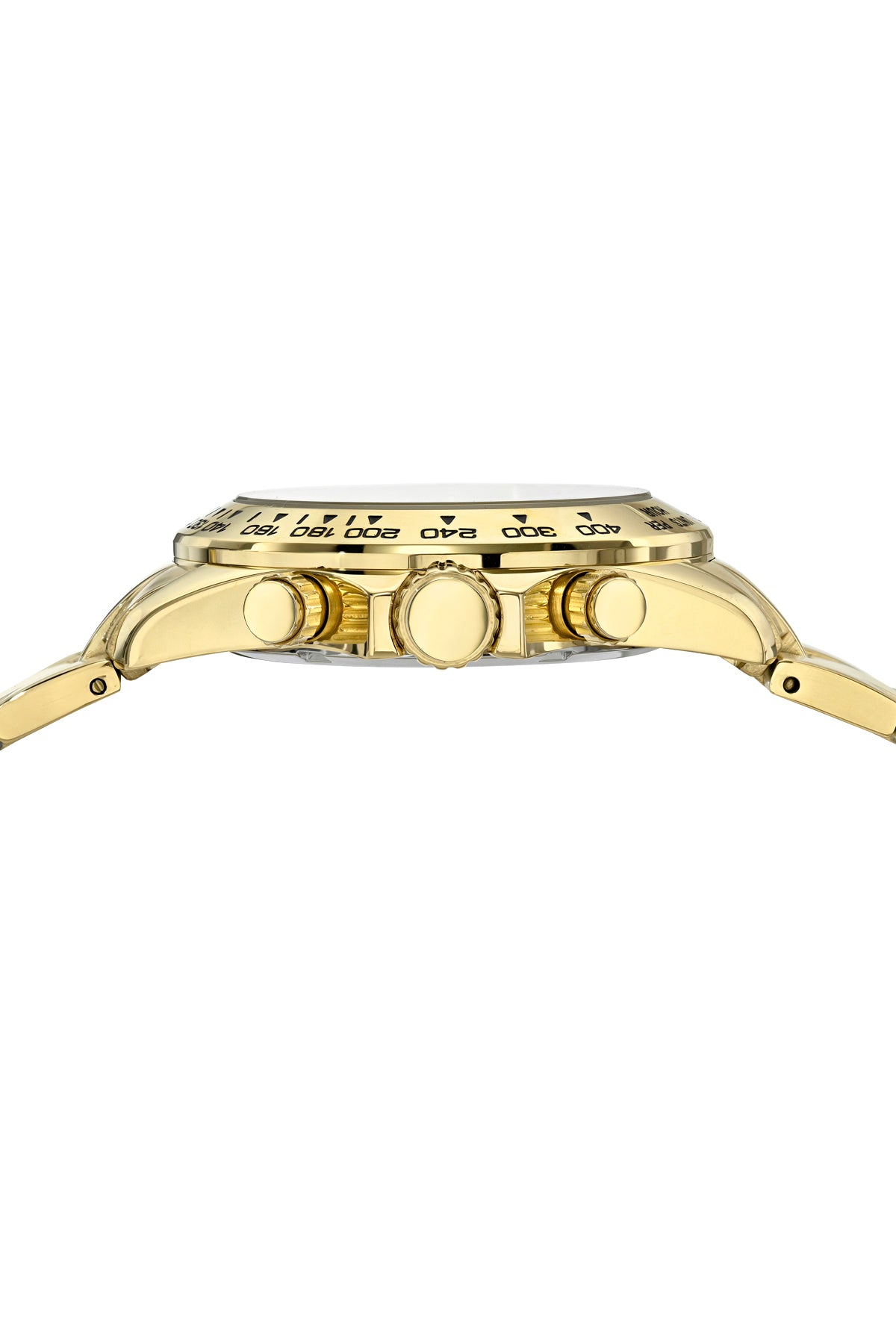 Porsamo Bleu Preston Luxury Multifunction Men's Stainless Steel Watch, Gold, Green 1035BPRS