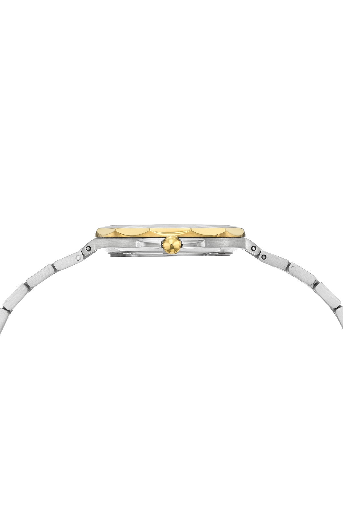 Porsamo Bleu Victoria Luxury Crystal Women's Stainless Steel Watch, With White Dial, Two-Tone, 1242CVIS