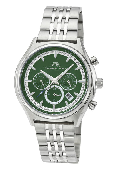 NWT Porsamo Bleu Rowan Quartz Green Dial Men\'s Watch Porsamo Bleu Men main image 2