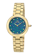 Porsamo Bleu Opal Luxury Women's Stainless Steel Opal And Topaz Watch, Gold Tone 1331BOPS
