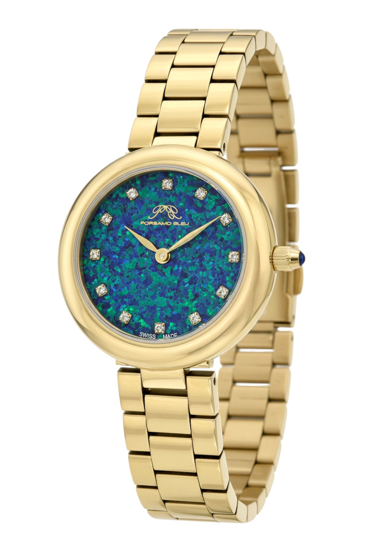 Porsamo Bleu Women\'s Gold-Tone Crystal Dial Stainless Steel Watch Porsamo Bleu Alexis Luxury Women main image 4