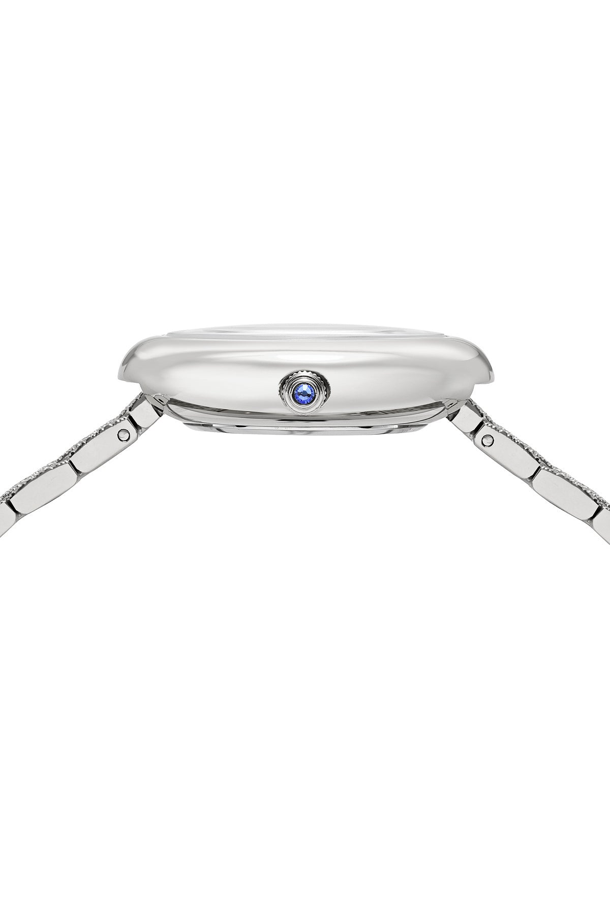 Porsamo Bleu Angelica Luxury Women's Oval Stainless Steel Watch, Silver Tone 1343AANS