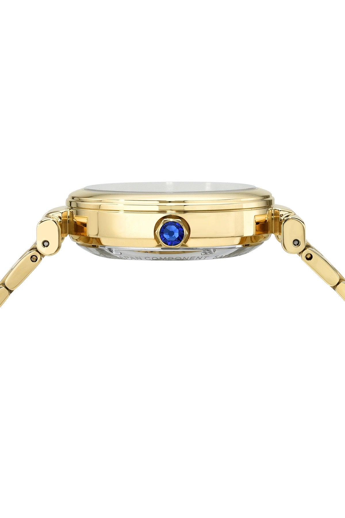 Porsamo Bleu Colette luxury automatic women's stainless steel watch, gold, white 1103BCOS