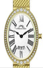 Porsamo Bleu Eloise Luxury Women's Oval And Topaz Stainless Steel Mesh Bracelet Watch, Gold Tone 1352BELS