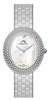 Porsamo Bleu Angelica Luxury Women's Oval And Topaz Stainless Steel Watch, Silver Tone 1342AANS
