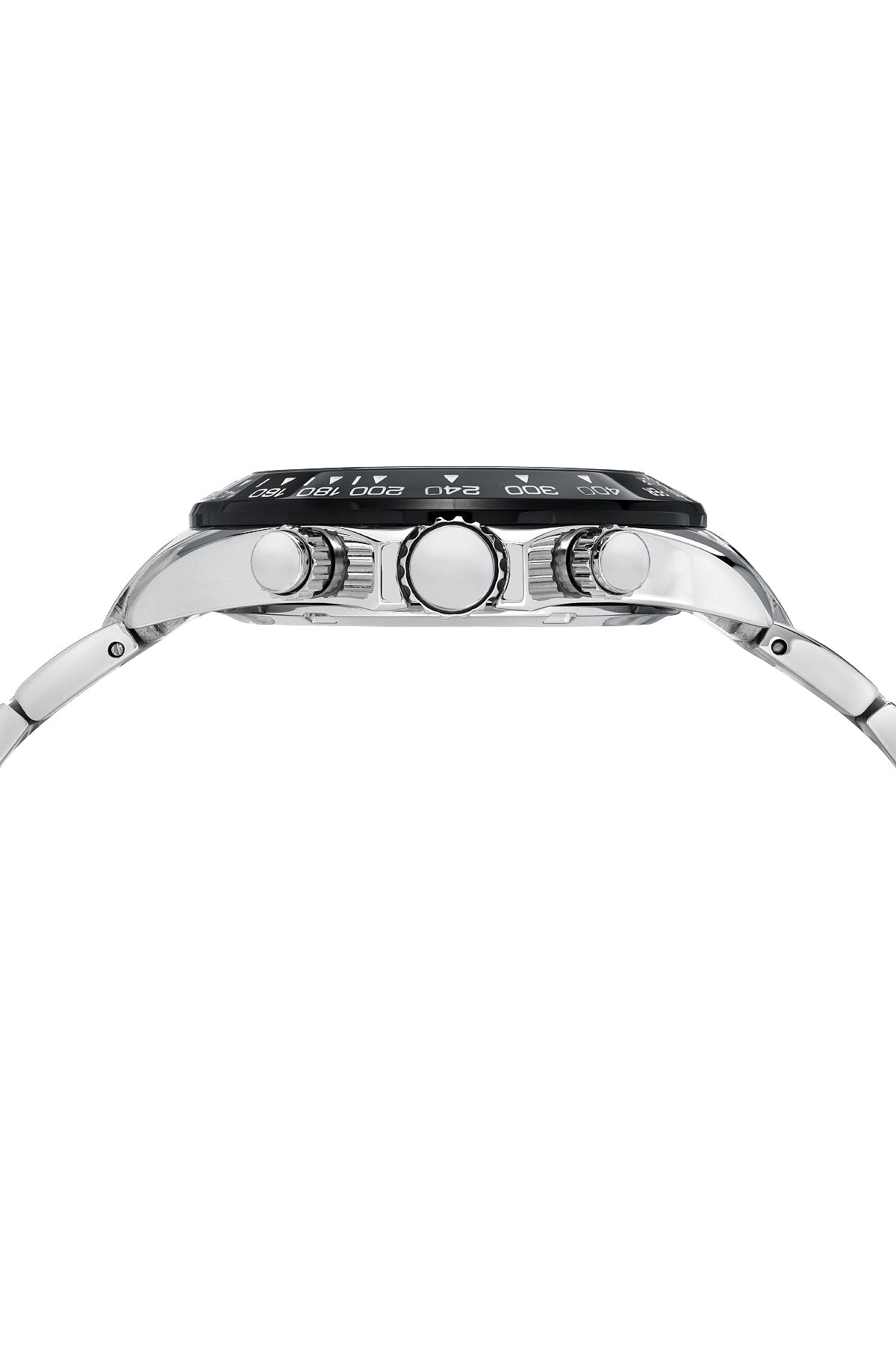 Porsamo Bleu Preston Luxury Multifunction Men's Stainless Steel Watch, Silver, Black, White 1031BPRS
