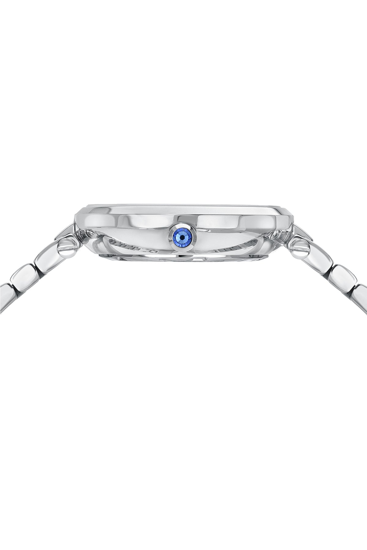 Porsamo Bleu Lilian Luxury Topaz Women's Stainless Steel Watch, Silver, Blue 1061ALIS