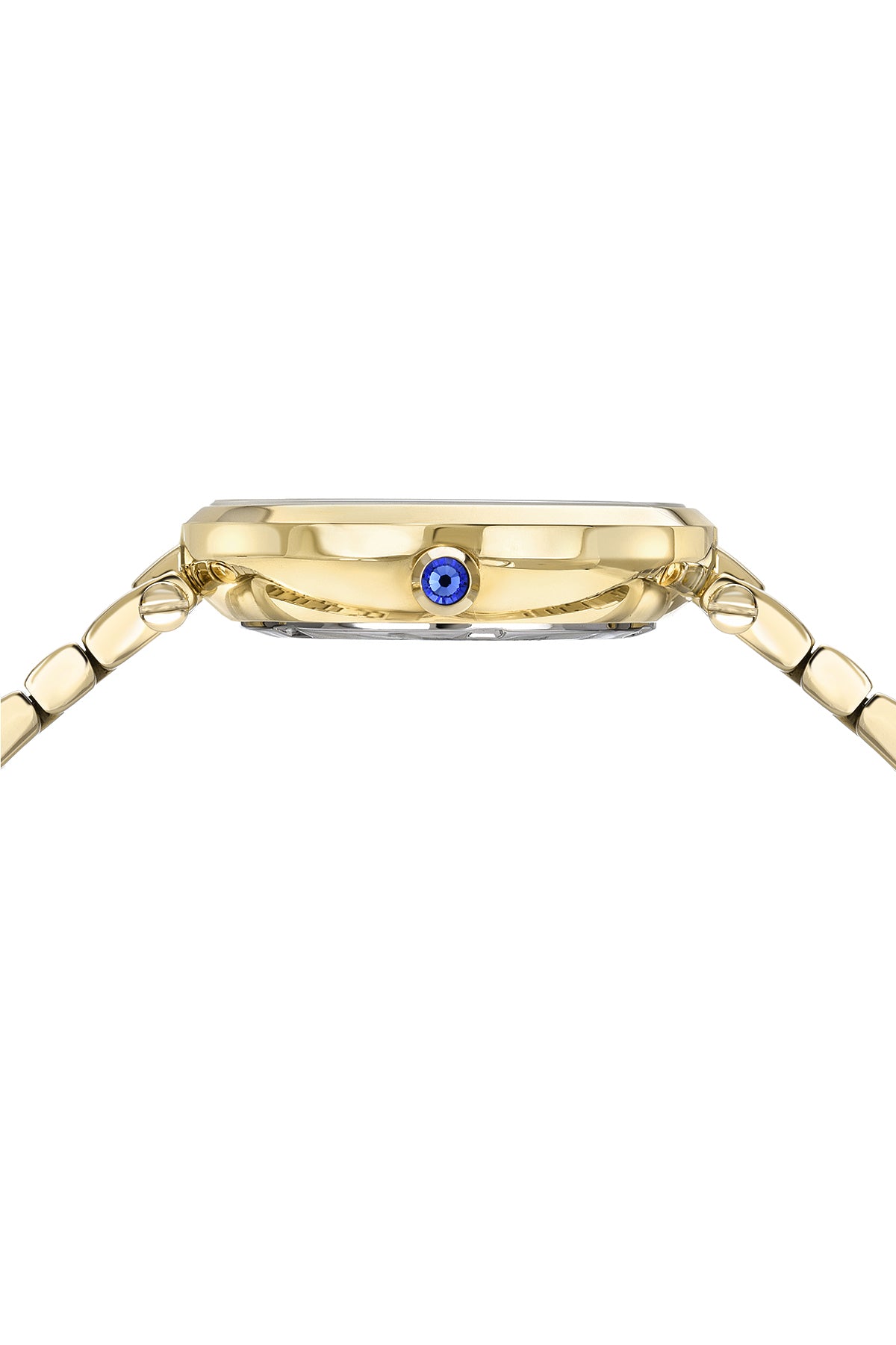 Porsamo Bleu Lilian Luxury Topaz Women's Stainless Steel Watch, Gold, Blue 1061BLIS