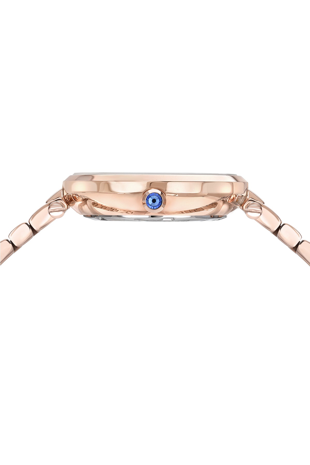 Porsamo Bleu Lilian Luxury Topaz Women's Stainless Steel Watch, Rose, Blue 1061CLIS