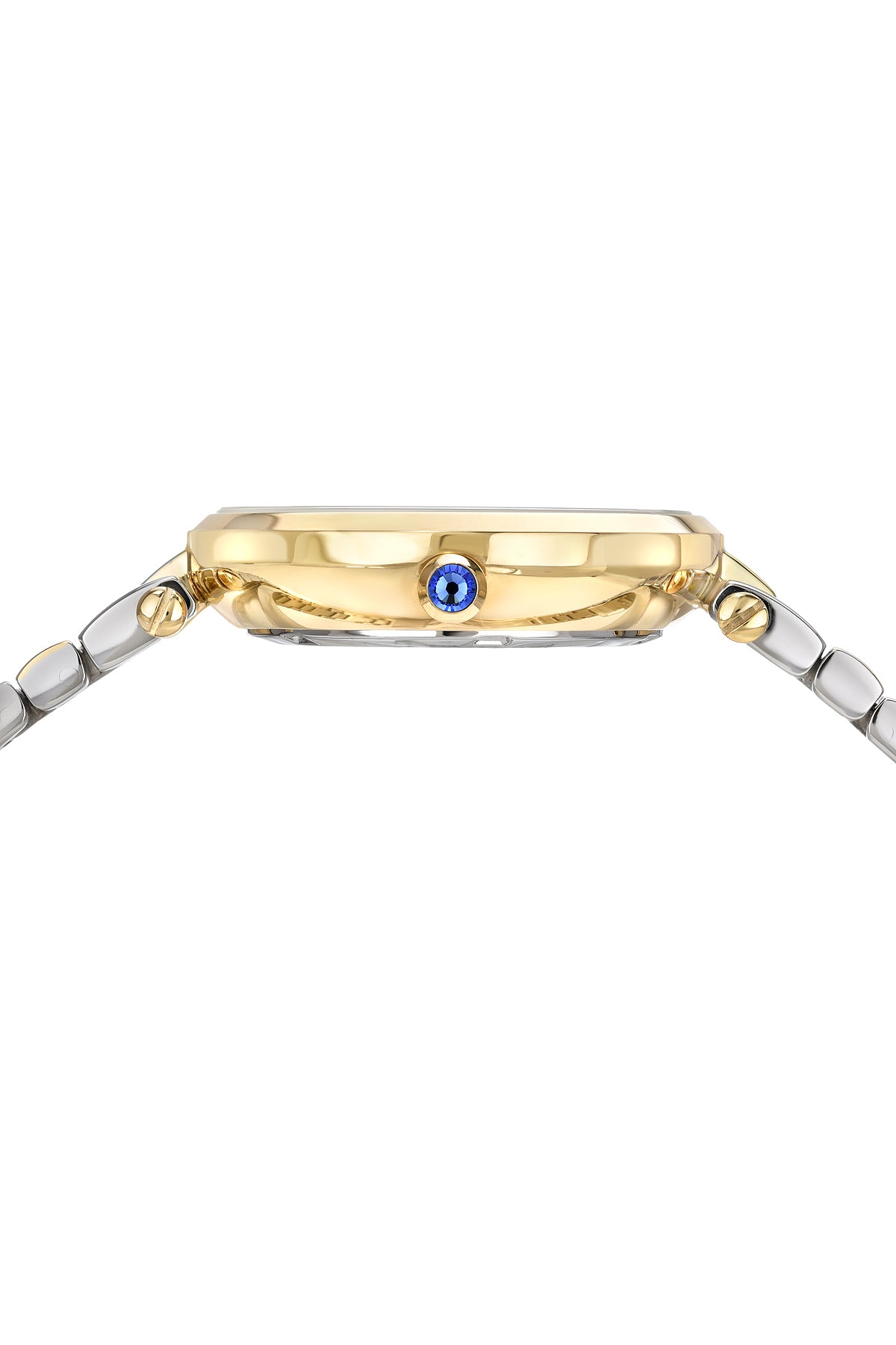 Porsamo Bleu Lilian Luxury Topaz Women's Stainless Steel Watch, Silver, Gold, White 1062BLIS
