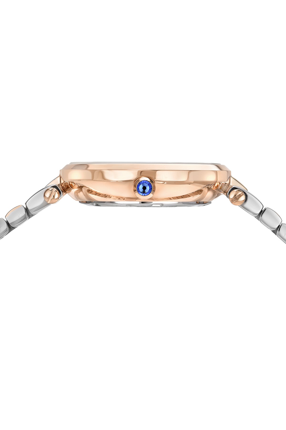 Porsamo Bleu Lilian Luxury Topaz Women's Stainless Steel Watch, Silver, Rose Pink 1062CLIS