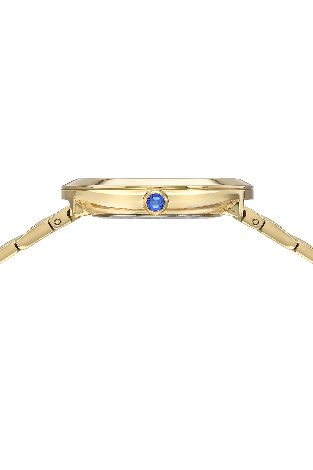 Porsamo Bleu Helena Luxury Women's Stainless Steel Watch, Gold, Baby Blue 1072BHES