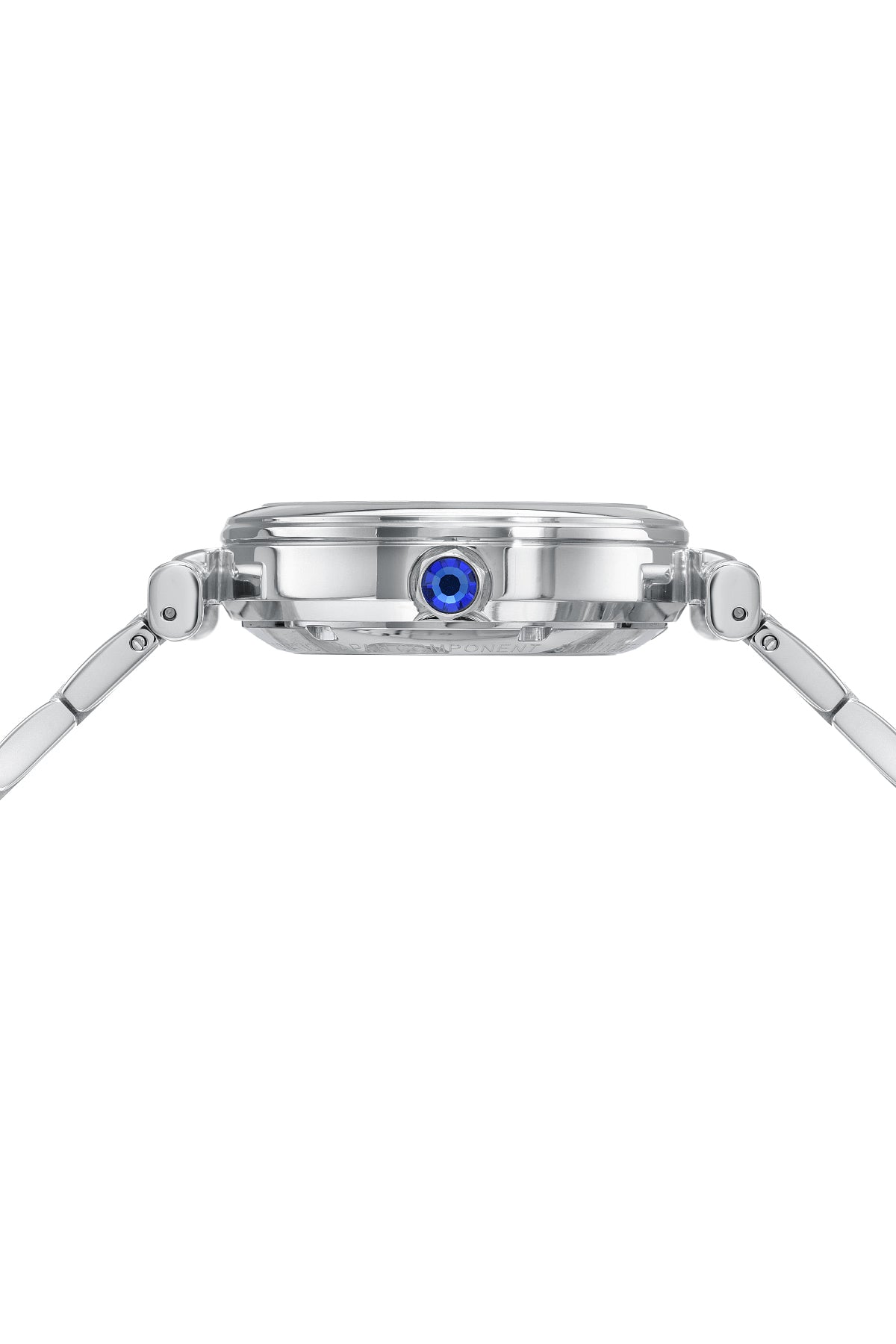 Porsamo Bleu Colette Luxury Automatic Women's Stainless Steel Watch, Silver, Blue 1102ACOS