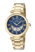 Porsamo Bleu Colette Luxury Automatic Women's Stainless Steel Watch, Gold, Blue 1102BCOS