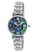 Porsamo Bleu Sylvie Luxury Women's Stainless Steel Watch, Silver, Abalone Dial 1131ASYS