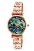 Porsamo Bleu Sylvie Luxury Women's Stainless Steel Watch, Rose, Abalone Dial 1131CSYS