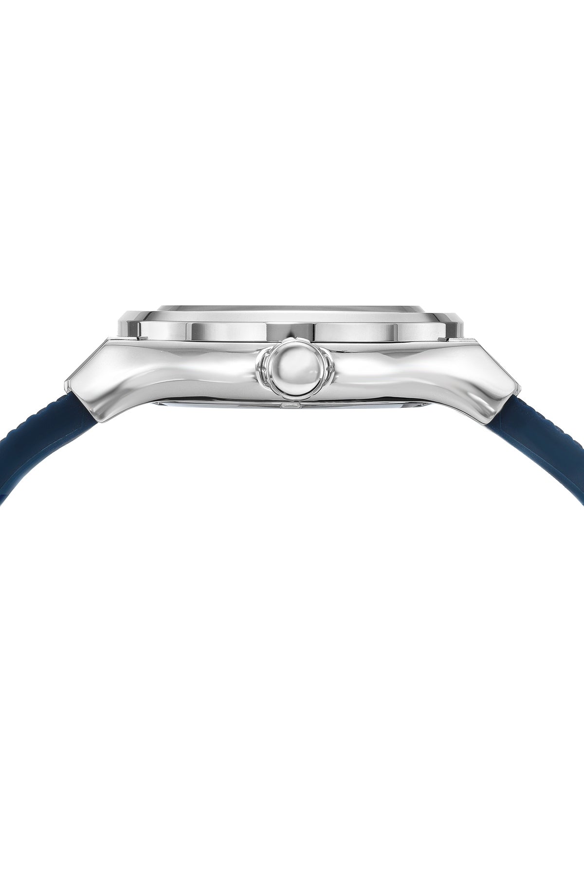 Porsamo Bleu Cruz Luxury Automatic Men's Silicon Strap Watch, With Skeleton Dial, Silver Blue 1222ACRR