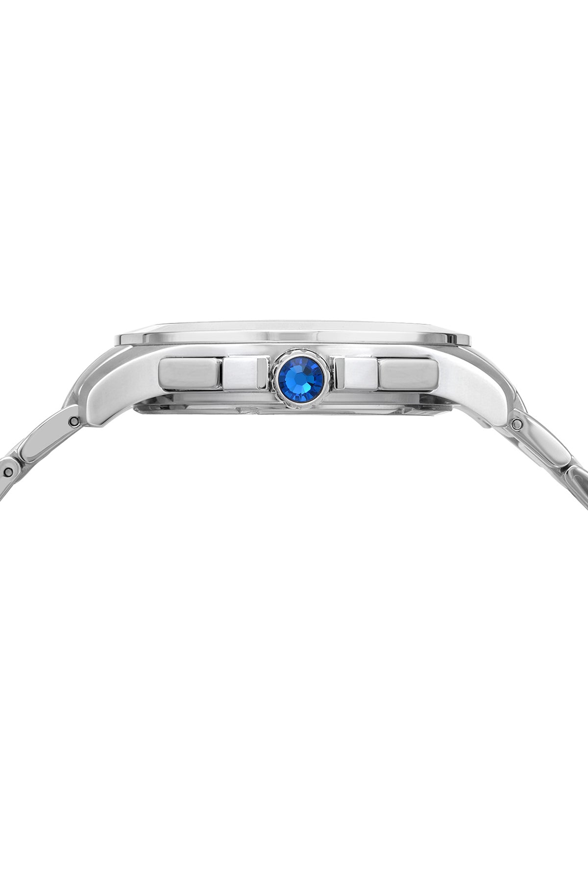 Porsamo Bleu Harper Luxury Chronograph Women's Stainless Steel Watch, Silver, White 521AHAS