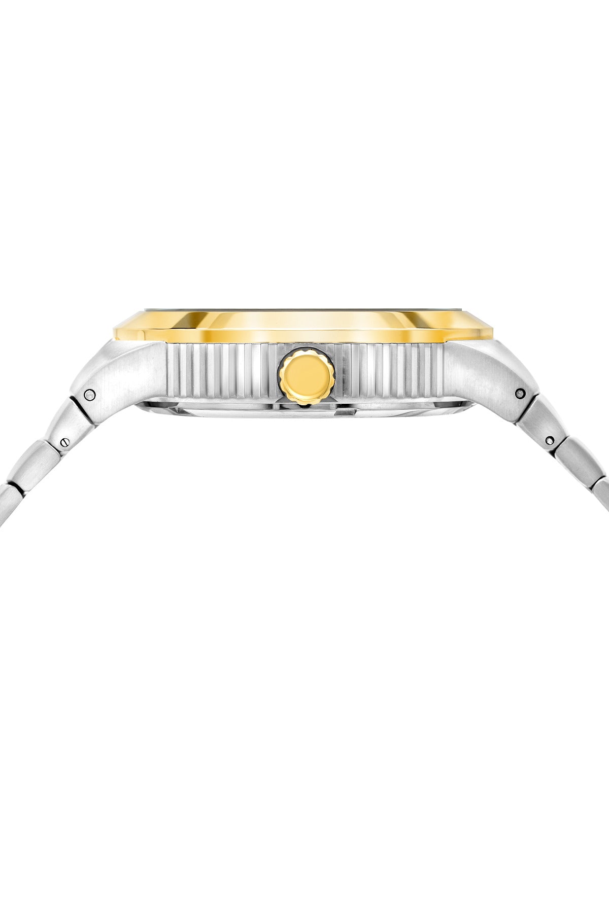 Porsamo Bleu Luca luxury men's stainless steel watch, gold, silver, black 531DLUS