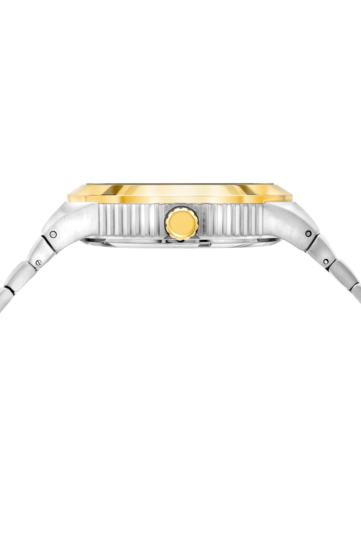 Porsamo Bleu Luca Luxury Men's Stainless Steel Watch, Gold, Silver, Black 531DLUS