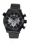Porsamo Bleu Sydney Luxury Men's Stainless Steel Watch, Black 163CSYS