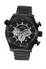 Porsamo Bleu Sydney luxury men's stainless steel watch, black 163CSYS