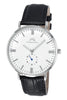 Porsamo Bleu Henry Luxury Men's Watch, Genuine Leather Band, Silver, Black, White 841AHEL