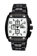 Porsamo Bleu London Luxury Chronograph Men's Stainless Steel Watch, Black 143CLOS