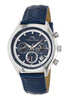 Porsamo Bleu Dylan Luxury Men's Watch, Genuine Leather Band, Blue 871CDYL