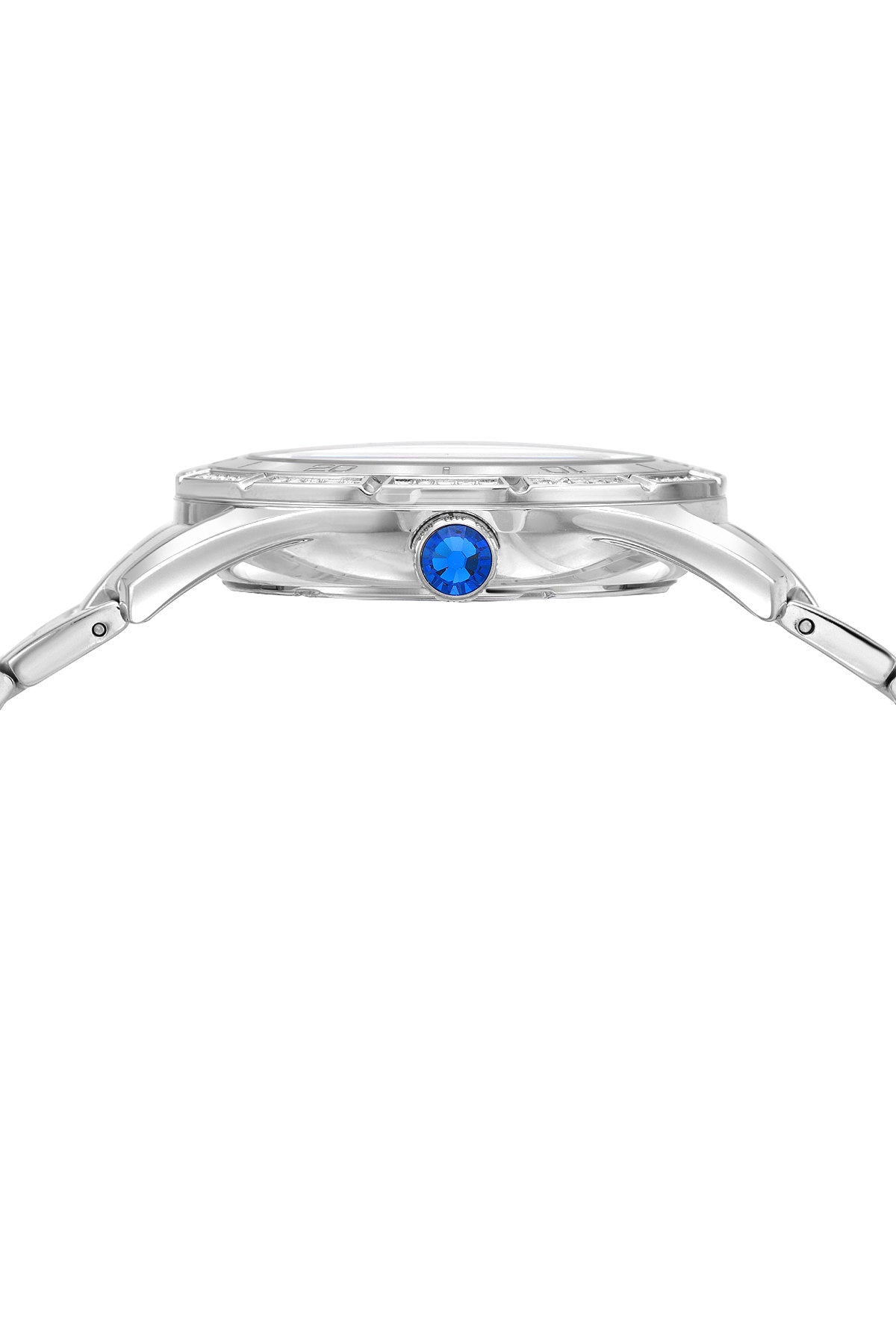 Porsamo Bleu Valentina Luxury Women's Stainless Steel Watch, Silver, White 541AVAS