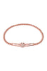 Stretch bead bracelet with topaz 508BR