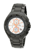 Porsamo Bleu Damien Luxury Chronograph Men's Stainless Steel Watch, Gunmetal 311EDAS