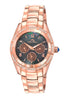 Porsamo Bleu Valentina luxury women's stainless steel watch, rose, black 542CVAS