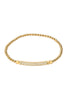 Stretch bead bracelet with topaz 507BG