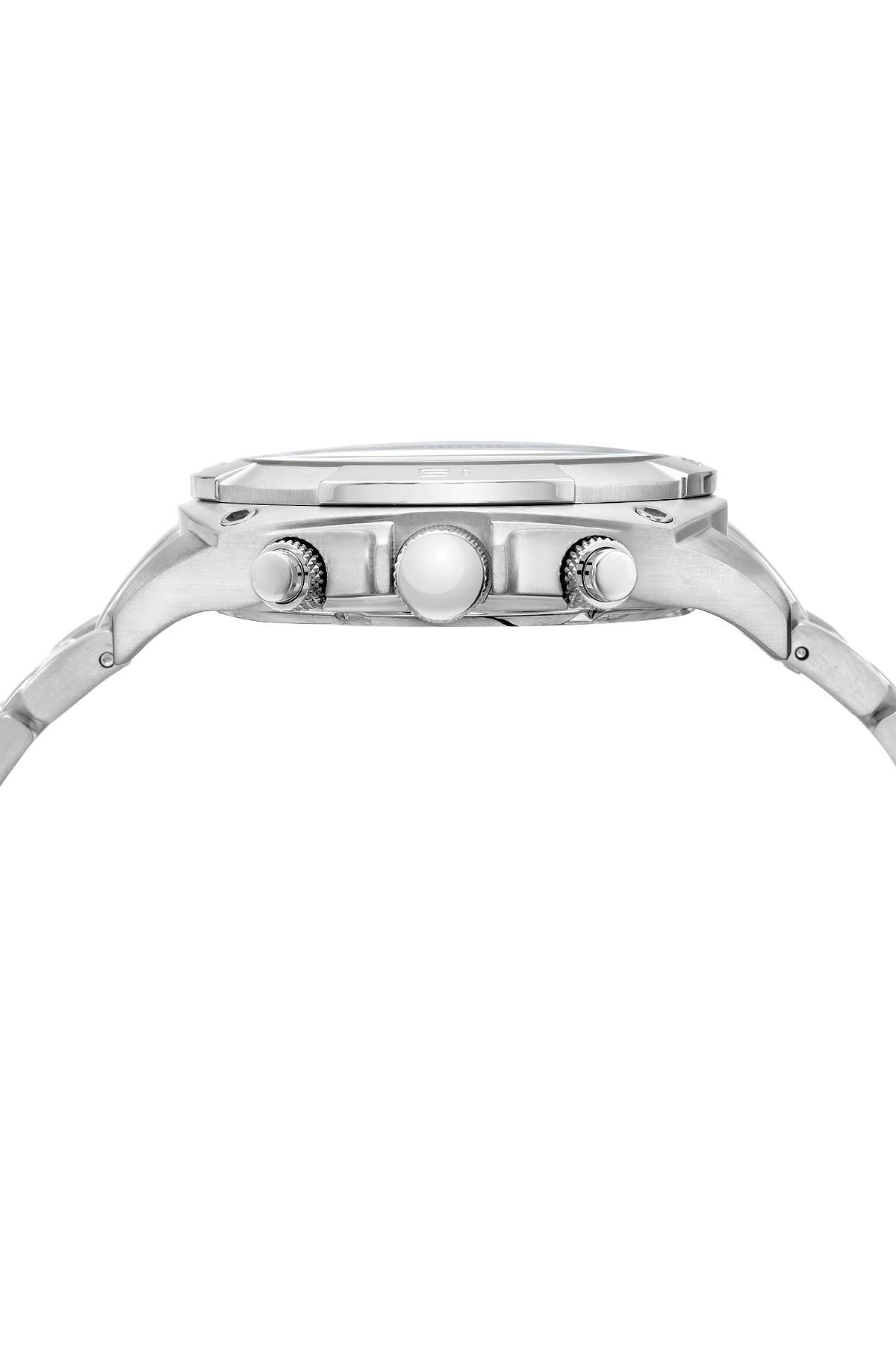 Porsamo Bleu Alex Luxury Men's Stainless Steel Watch, Silver, White 291AALS