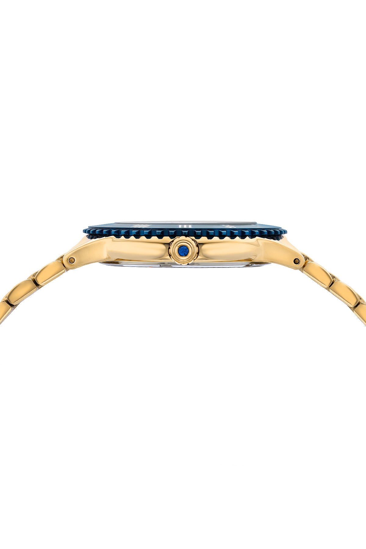 Porsamo Bleu Lexi luxury women's stainless steel watch, gold, blue 942BLES