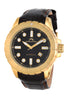 Porsamo Bleu Tommy luxury men's watch, genuine leather band, gold, brown 632ATOL