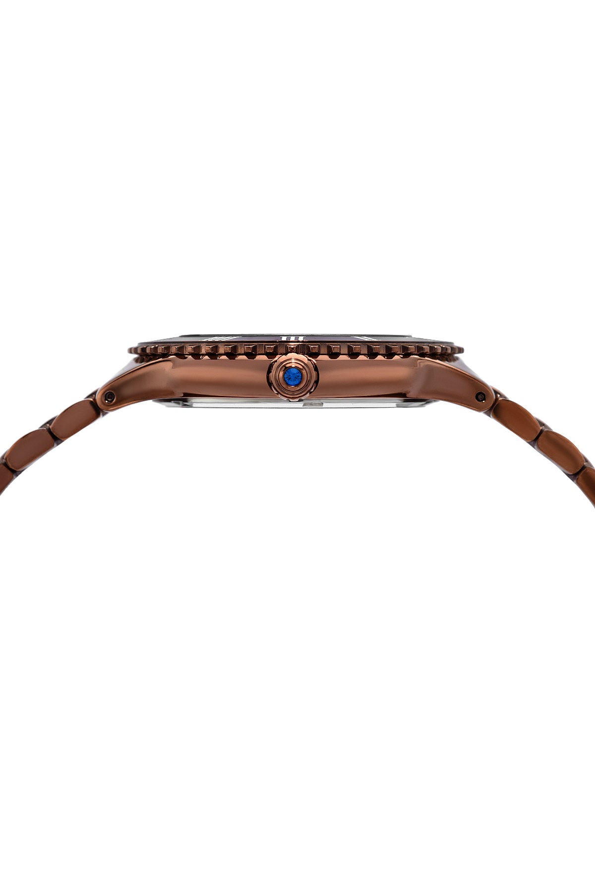 Porsamo Bleu Lexi Luxury Women's Stainless Steel Watch, Brown, Blue 942DLES