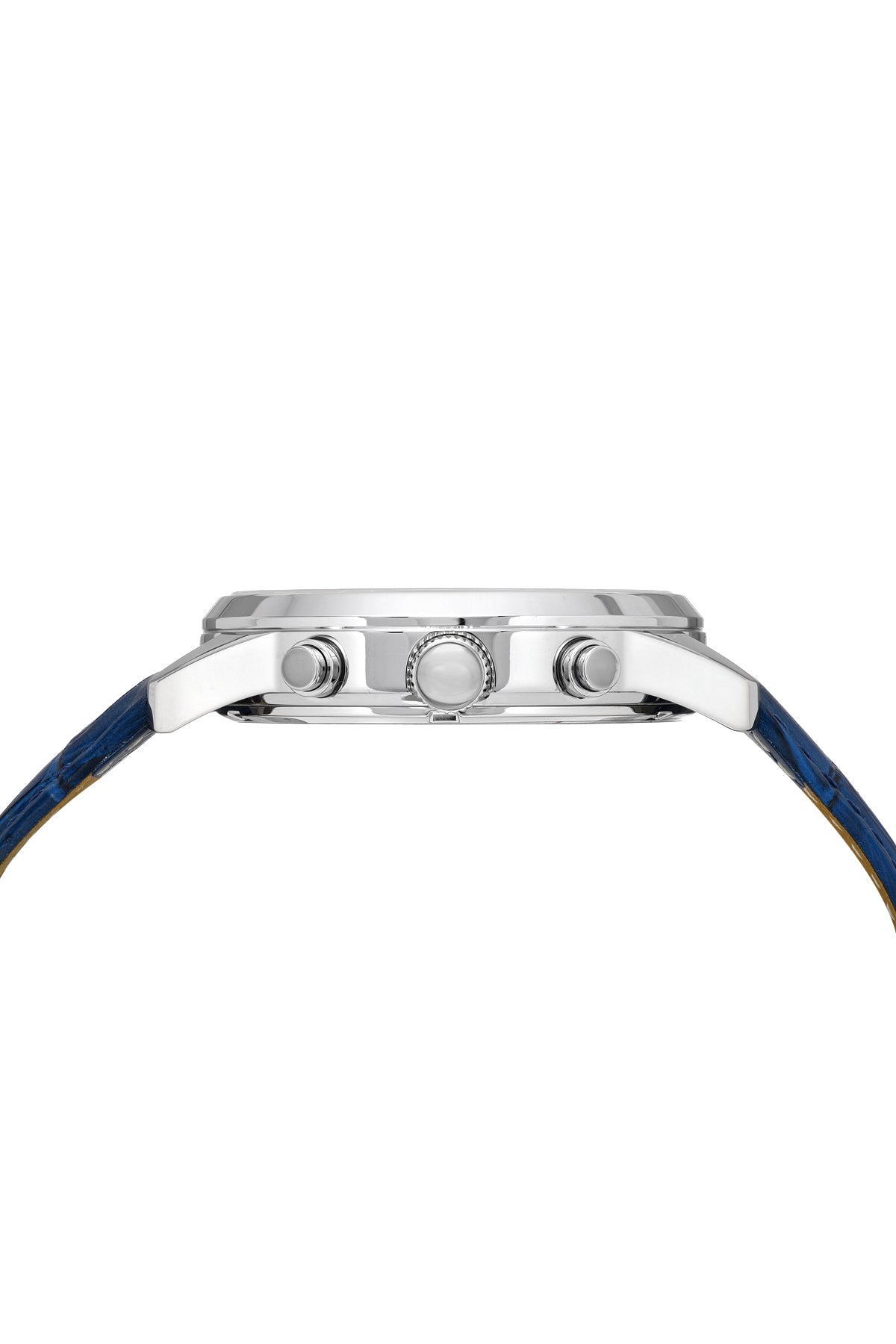 Porsamo Bleu Harrison Luxury Men's Watch, Genuine Leather Band, Blue 881CHAL
