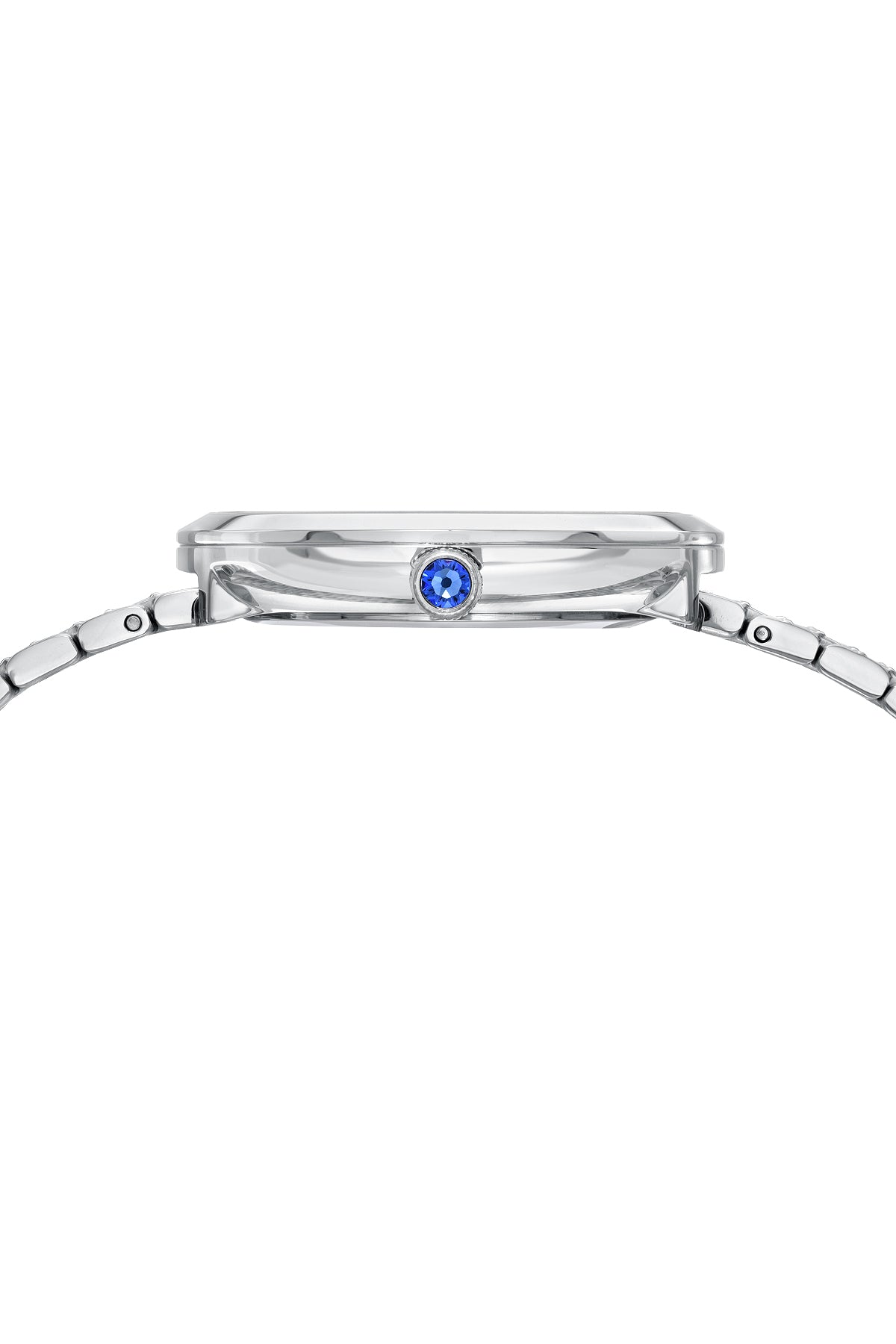 Porsamo Bleu Priscilla Luxury  Women's Stainless Steel Watch, Silver, White 931APRS