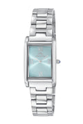 Porsamo Bleu Karla Luxury Womens Stainless Steel Watch Interchangeable Bands, Silver, Green 962DKAS