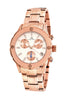 Porsamo Bleu Charlotte luxury chronograph women's stainless steel watch, rose 381CCHS