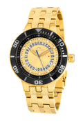 Porsamo Bleu Sebastian Luxury Men's Stainless Steel Watch, Gold, Black 461BSES