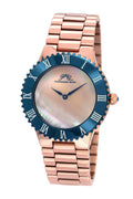 Porsamo Bleu Lexi Luxury Women's Stainless Steel Watch, Rose, Blue 942CLES