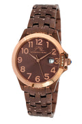 Porsamo Bleu Olivia Luxury Women's Stainless Steel Watch, Rose, Brown 984BOLS