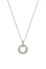 Diamond set circle pendant necklace 2011NS