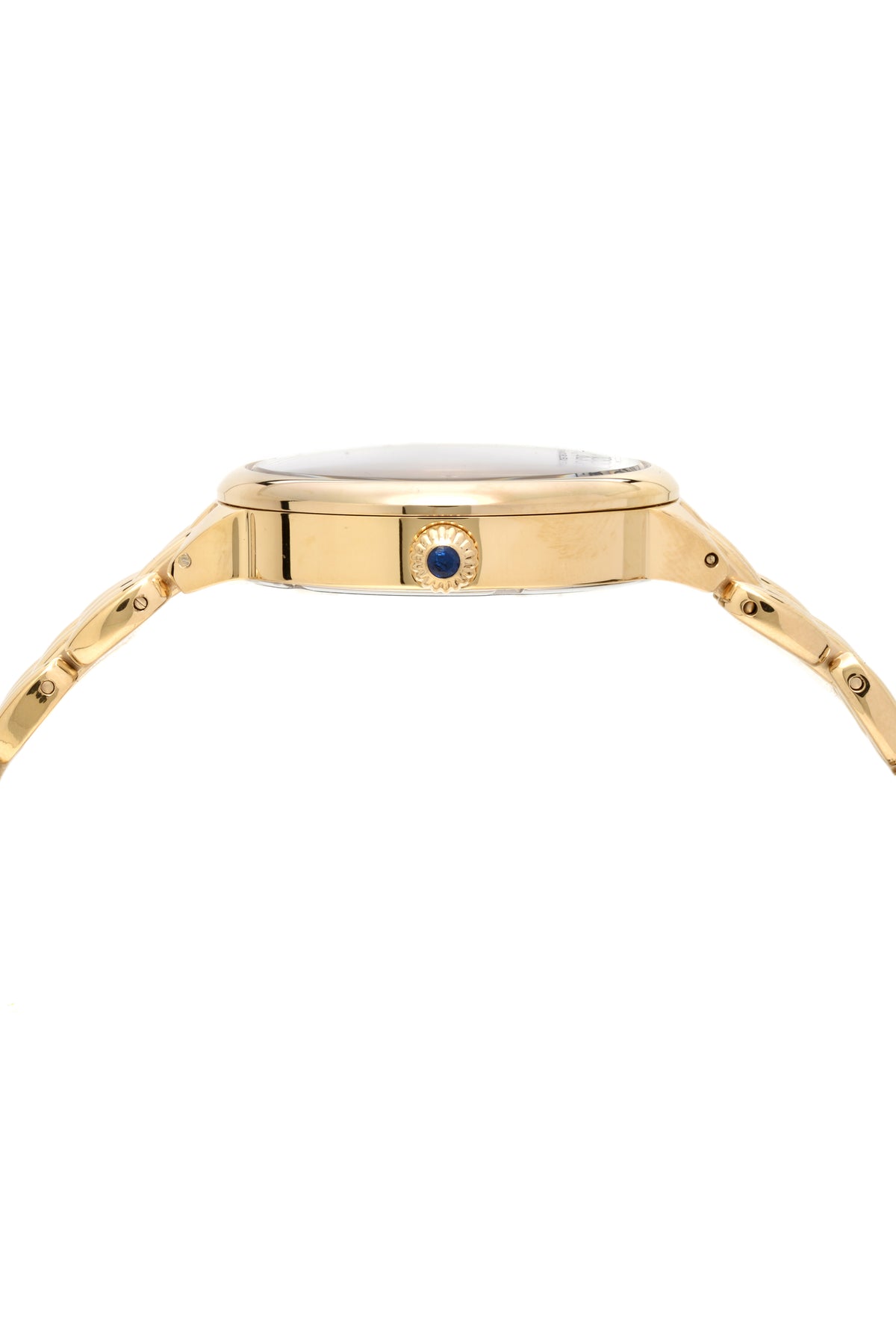 Porsamo Bleu Blair Luxury Diamond Women's Stainless Steel Watch, Gold, Black 712BBLS