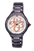 Porsamo Bleu Paris Luxury Diamond Women's Stainless Steel Watch, Purple 131CPAS