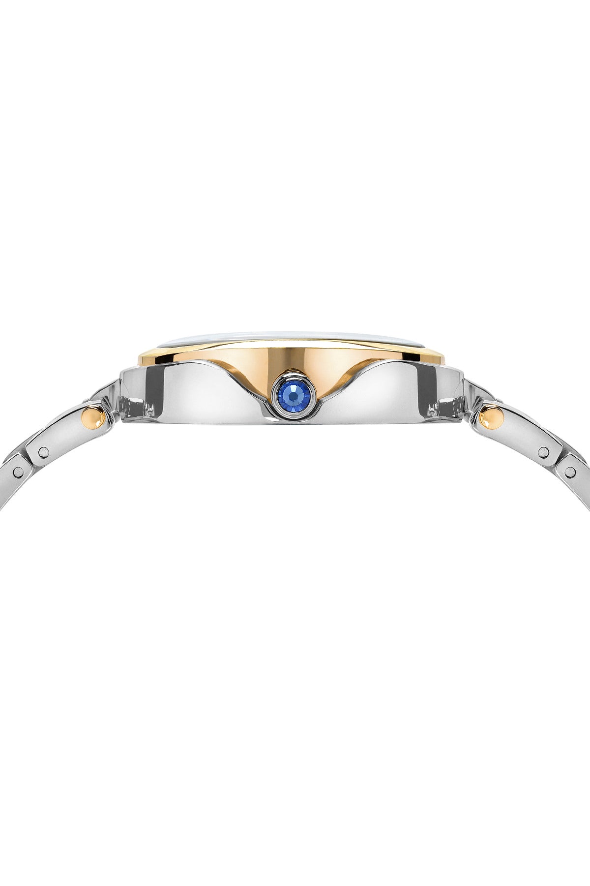 Porsamo Bleu South Sea Oval Luxury Women's Stainless Steel Watch, Silver, Gold 105FSSO